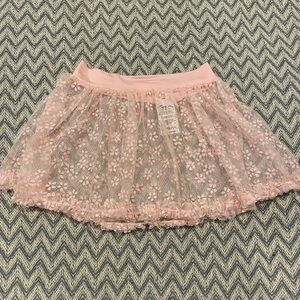 Capezio Pink Floral Mesh Ballet Skirt – Size 6/6X